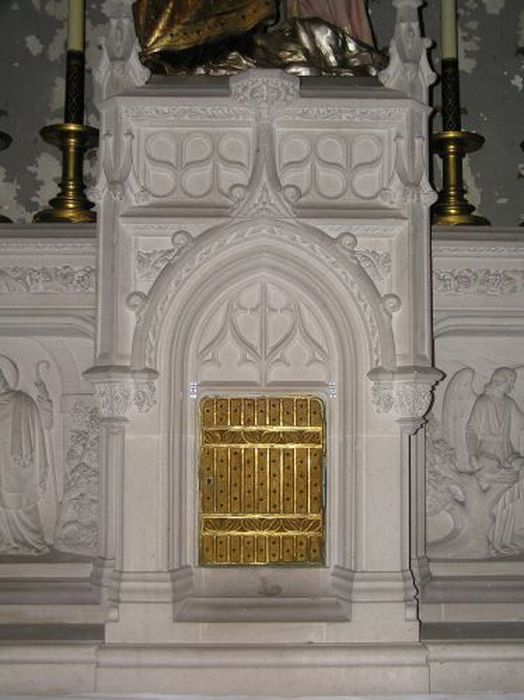 tabernacle de l’autel de la chapelle Sainte-Anne - © Ministère de la Culture (France), Conservation des antiquités et des objets d’art de l'Ariège – Tous droits réservés 