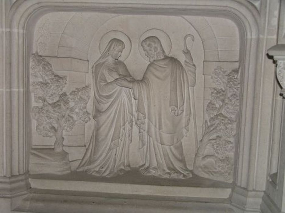 autel de la chapelle Sainte-Anne, détail - © Ministère de la Culture (France), Conservation des antiquités et des objets d’art de l'Ariège – Tous droits réservés 