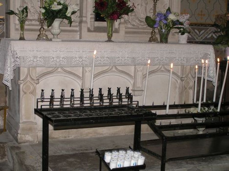 autel de la chapelle Notre-Dame-de-Lourdes - © Ministère de la Culture (France), Conservation des antiquités et des objets d’art de l'Ariège – Tous droits réservés 