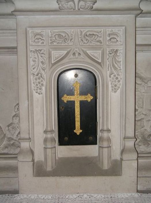tabernacle de l’autel de la chapelle Notre-Dame-de-Lourdes - © Ministère de la Culture (France), Conservation des antiquités et des objets d’art de l'Ariège – Tous droits réservés 