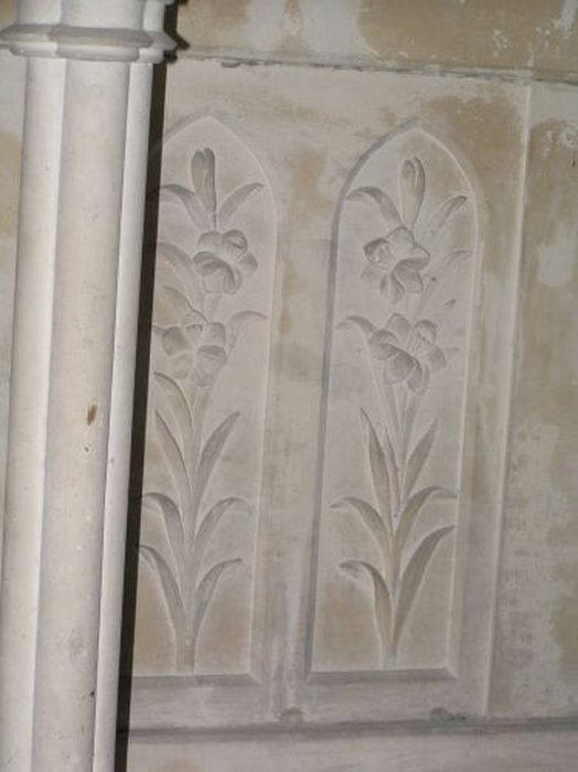 autel de la chapelle Saint-Jean-Baptiste, détail - © Ministère de la Culture (France), Conservation des antiquités et des objets d’art de l'Ariège – Tous droits réservés 