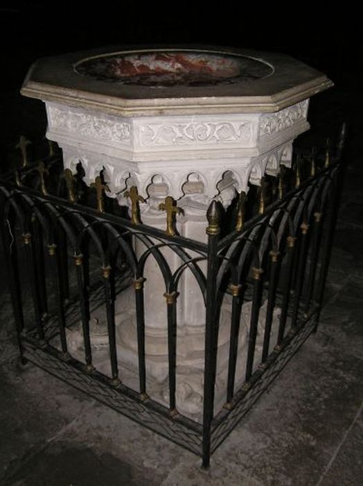 bénitier - © Ministère de la Culture (France), Conservation des antiquités et des objets d’art de l'Ariège – Tous droits réservés 