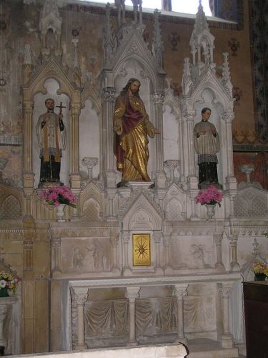 autel et tabernacle de la chapelle du Sacré-Coeur - © Ministère de la Culture (France), Conservation des antiquités et des objets d’art de l'Ariège – Tous droits réservés 