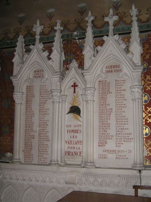 monument aux morts - © Ministère de la Culture (France), Conservation des antiquités et des objets d’art de l'Ariège – Tous droits réservés