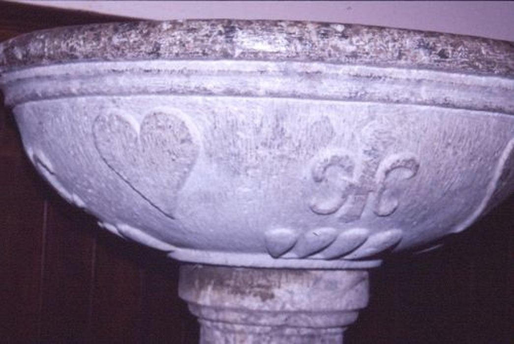 bénitier, détail