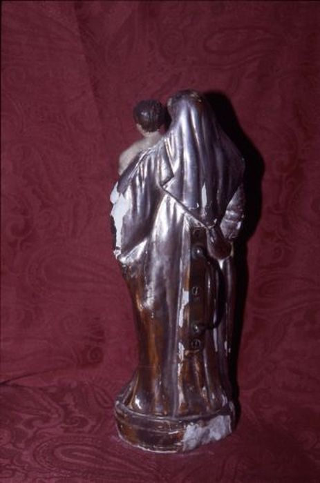 statue : Vierge à l'Enfant, revers