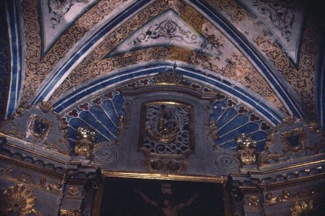 retable du maître-autel, vue partielle