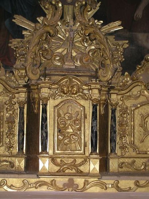 tabernacle du maître-autel, vue partielle