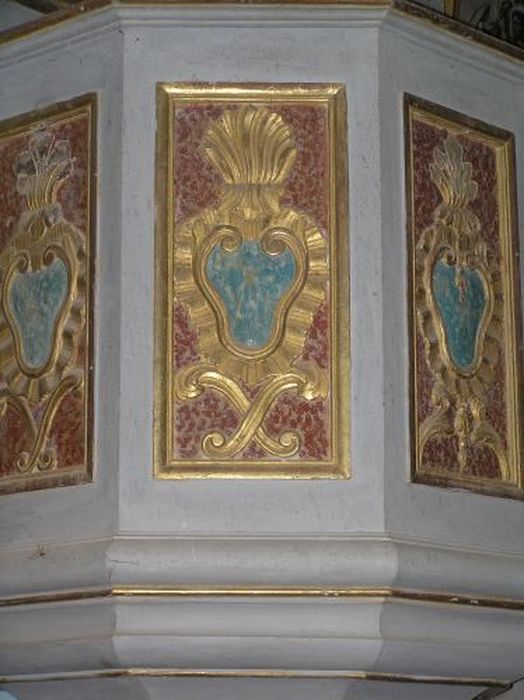 chaire à prêcher, détail