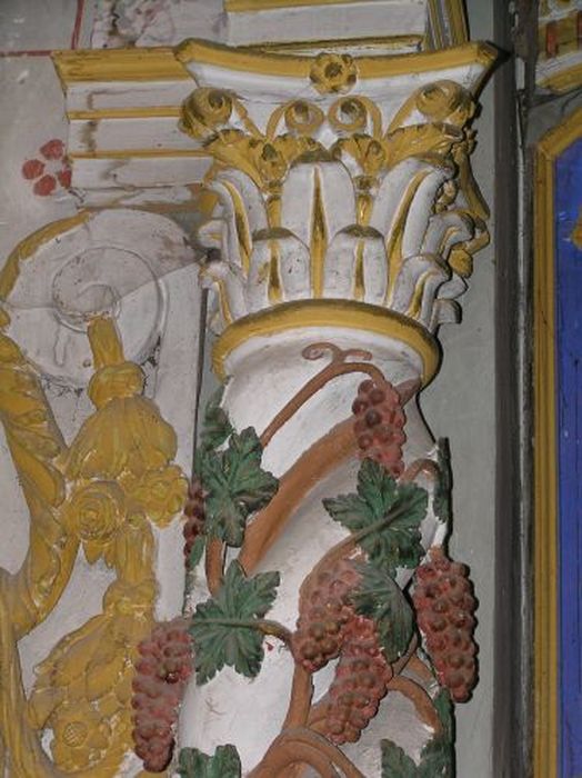 retable, détail - © Ministère de la Culture (France), Conservation des antiquités et des objets d’art de l'Ariège – Tous droits réservés 