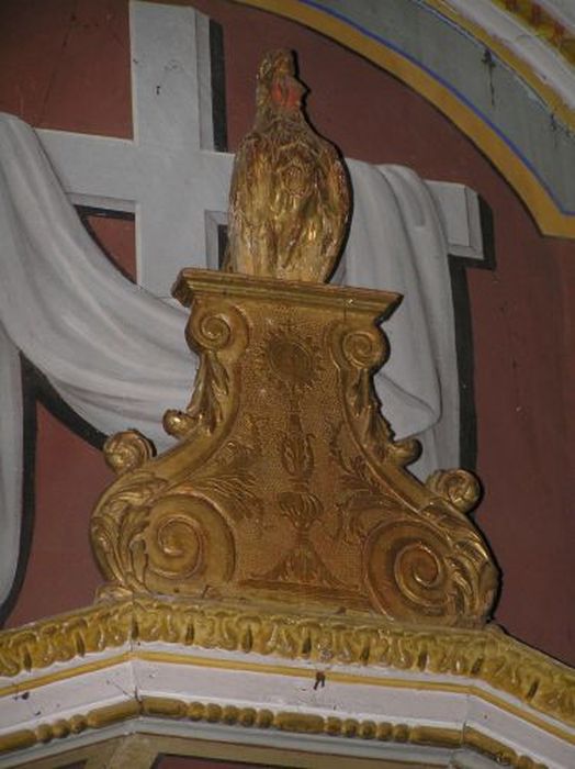 retable, détail - © Ministère de la Culture (France), Conservation des antiquités et des objets d’art de l'Ariège – Tous droits réservés 