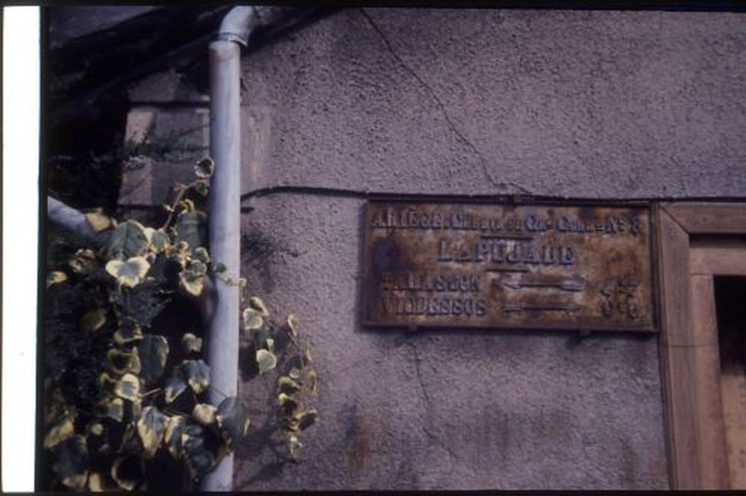 plaque de chemin