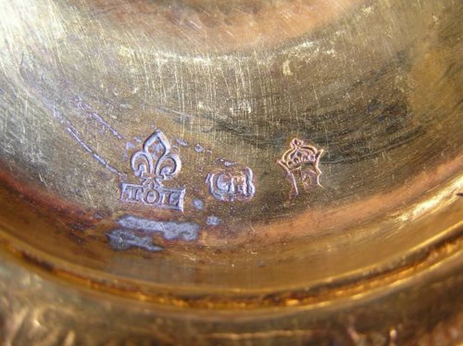 ciboire, détail des poinçons