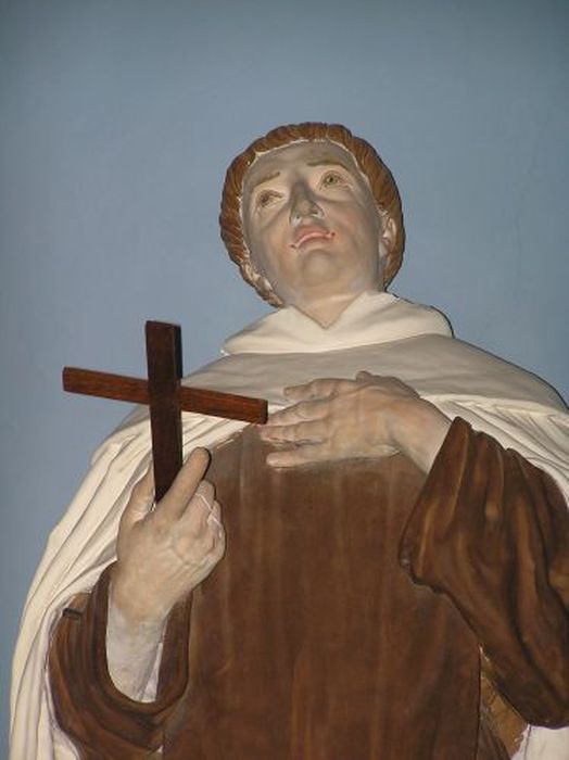 statue : Saint Jean de la Croix, vue partielle