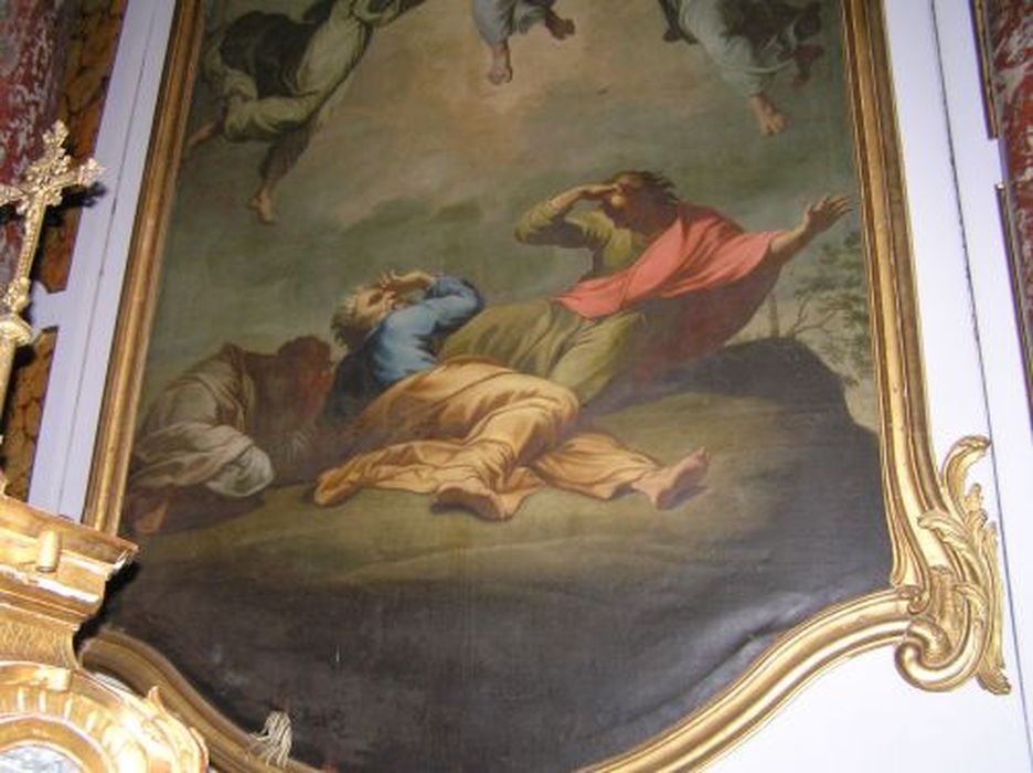 tableau : Transfiguration (la), vue partielle