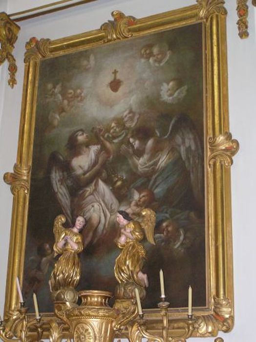 tableau : Coeur de Jésus (Le) - © Ministère de la Culture (France), Conservation des antiquités et des objets d’art de l'Ariège – Tous droits réservés 