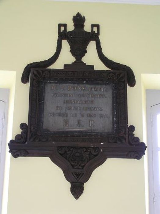 plaque de donateur - © Ministère de la Culture (France), Conservation des antiquités et des objets d’art de l'Ariège – Tous droits réservés 