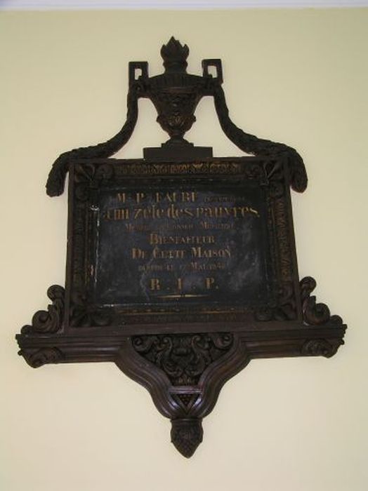 plaque de donateur
