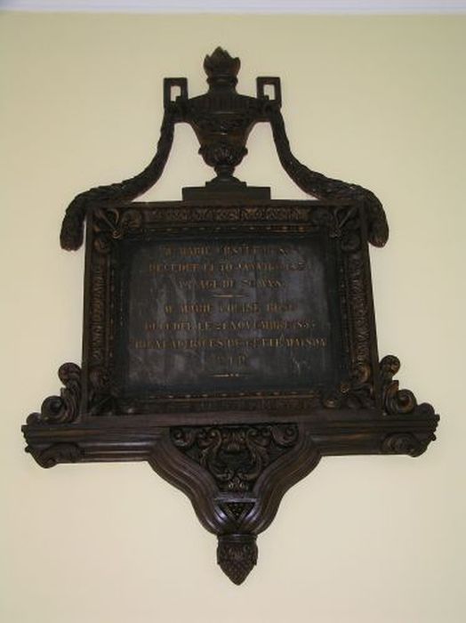 plaque de donateur