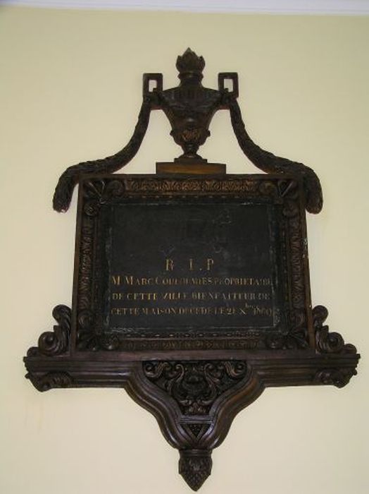 plaque de donateur