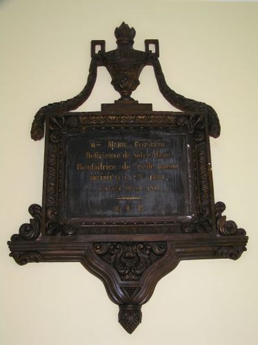plaque de donateur