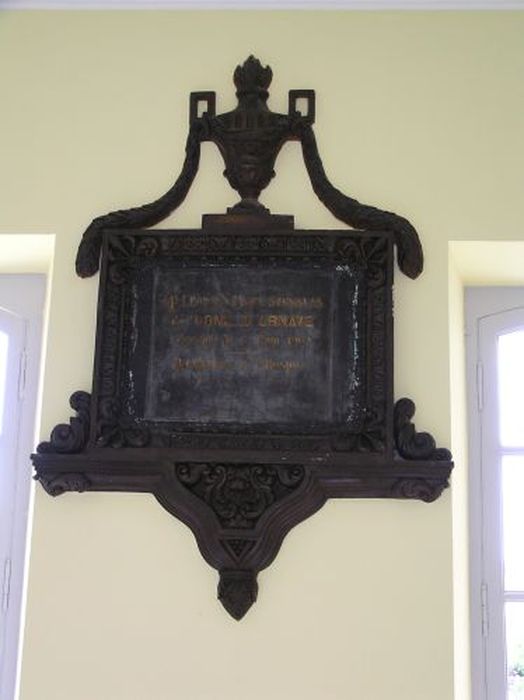plaque de donateur