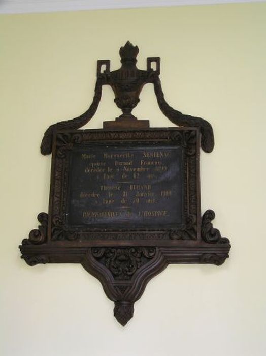 plaque de donateur