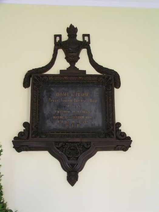 plaque de donateur