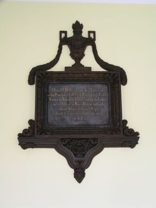 plaque de donateur