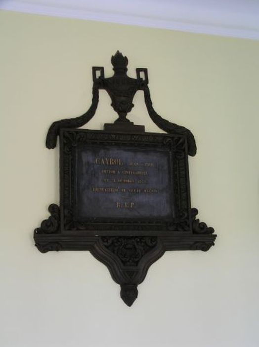 plaque de donateur