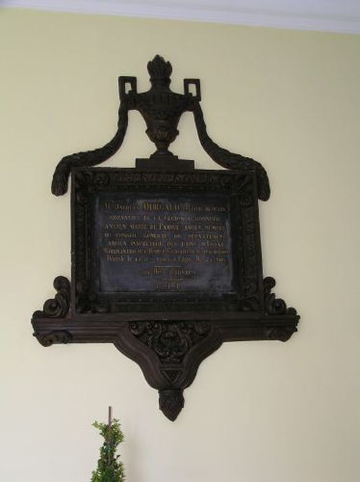 plaque de donateur