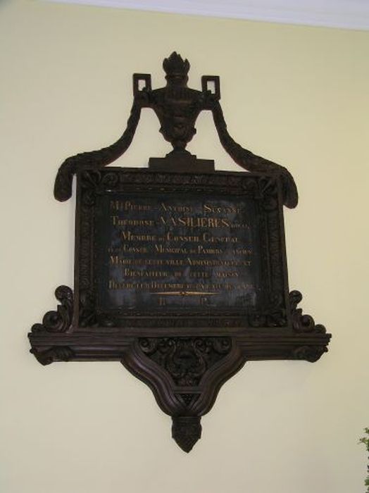 plaque de donateur