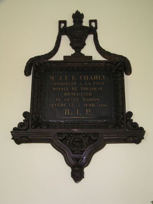 plaque de donateur