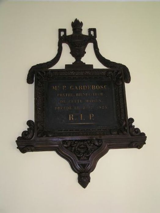 plaque de donateur