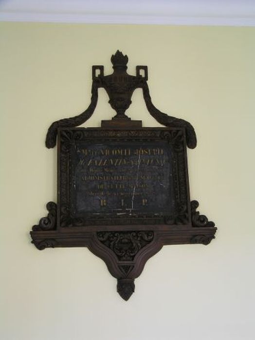 plaque de donateur