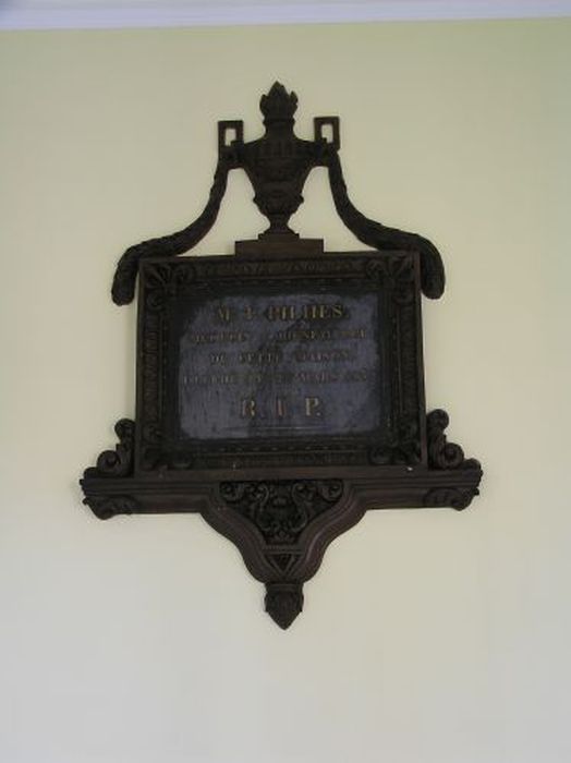 plaque de donateur