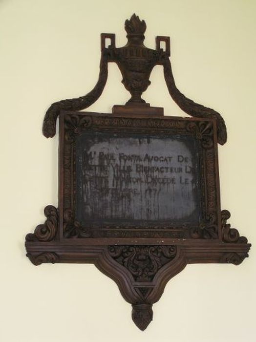 plaque de donateur