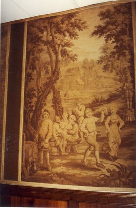 pièce murale : Fête villageoise - © Ministère de la Culture (France), Conservation des antiquités et des objets d’art de l'Ariège – Tous droits réservés 