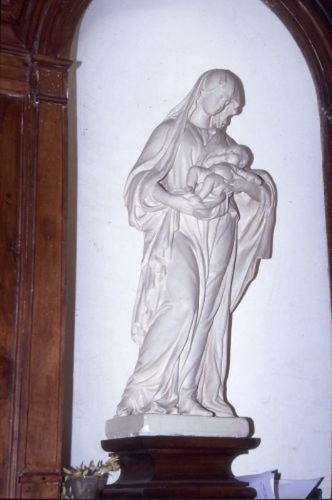 statue : Vierge à l'Enfant - © Ministère de la Culture (France), Conservation des antiquités et des objets d’art de l'Ariège – Tous droits réservés