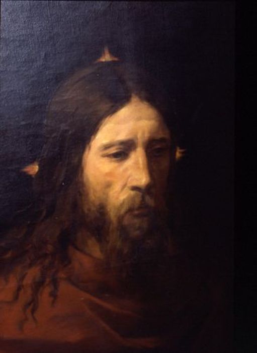 tableau : L’Impôt dû à César, détail - © Ministère de la Culture (France), Conservation des antiquités et des objets d’art de l'Ariège – Tous droits réservés 