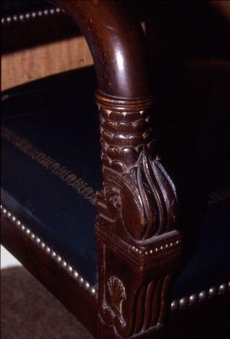 fauteuil, détail - © Ministère de la Culture (France), Conservation des antiquités et des objets d’art de l'Ariège – Tous droits réservés 