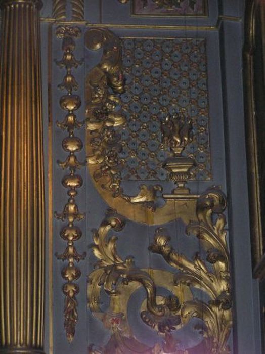 retable de la chapelle du Sacré-Coeur, détail