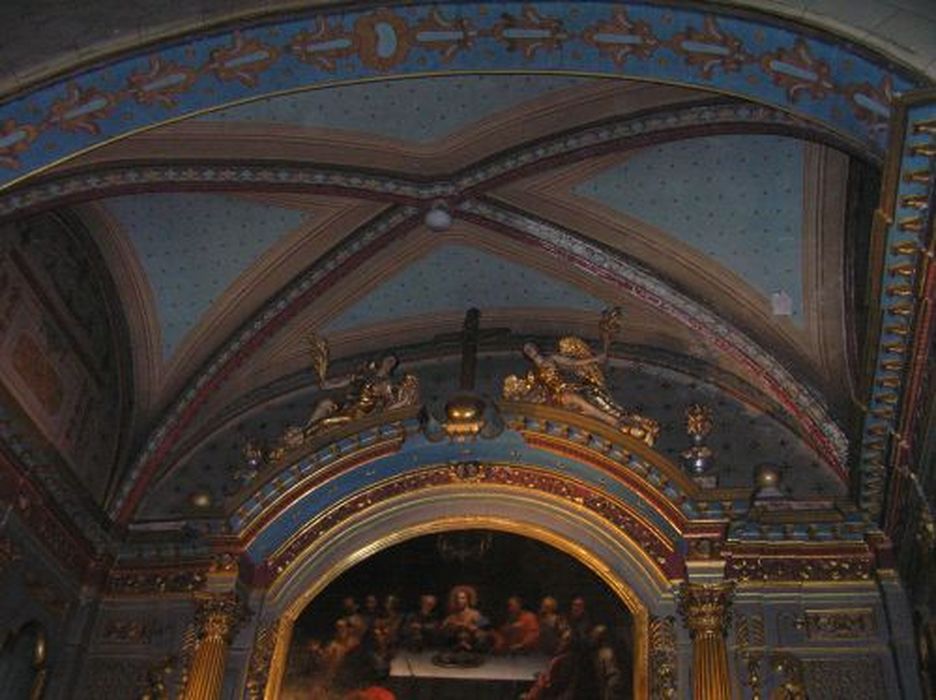 retable de la chapelle du Sacré-Coeur, détail