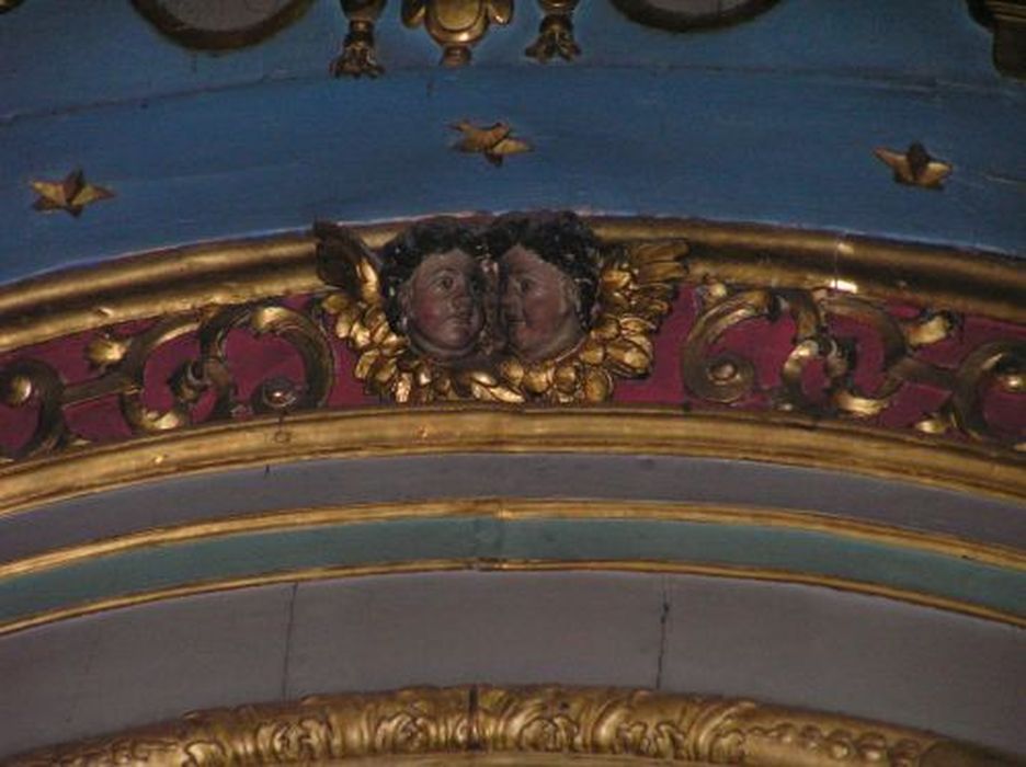 retable de la chapelle du Sacré-Coeur, détail