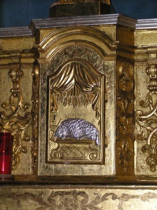 tabernacle de la chapelle du Sacré-Coeur, détail