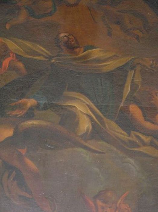 tableau : Apothéose d'un saint martyr, détail