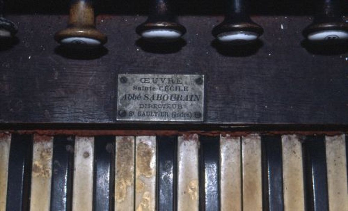 harmonium, détail