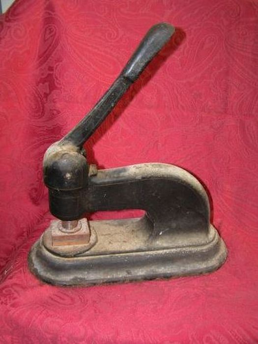 matrice de sceau ecclésiastique - © Ministère de la Culture (France), Conservation des antiquités et des objets d’art de l'Ariège – Tous droits réservés