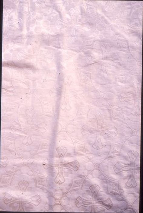 bourse de corporal (ornement blanc), détail