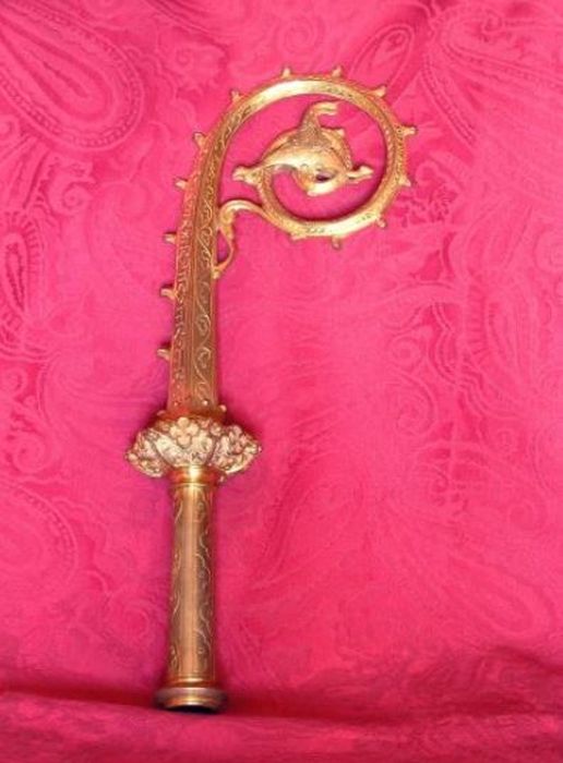 crosse épiscopale - © Ministère de la Culture (France), Conservation des antiquités et des objets d’art de l'Ariège – Tous droits réservés